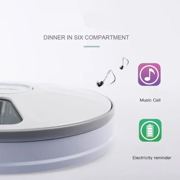 H4cf1ce372bfb402ba32bc440a40ebeddA.webp MealMate™ 6-Meal Automatic Pet Feeder