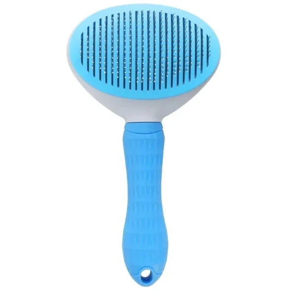 S070e0f157e7a4694989efc9f390a6609x.webp Self-Cleaning Pet Hair Remover Brush: