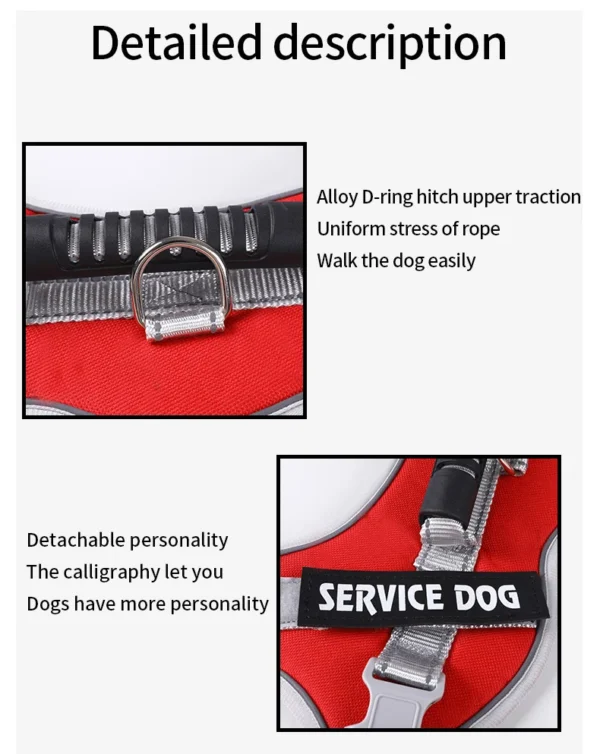 S0d27fa15f56d4cc09dd10ee7b01db42fu.webp PowerPup™ Adjustable Dog Harness & Leash Set