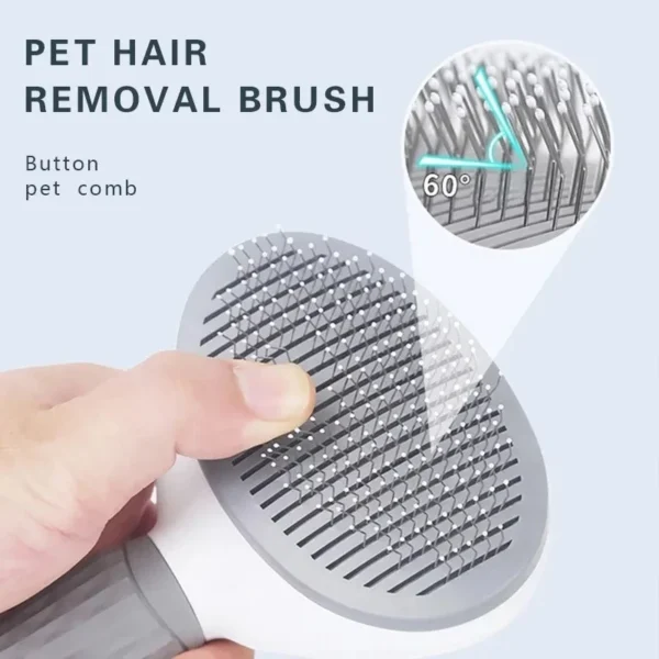 S19ea6ed91fbb4cbea385435c31b339a80.webp Self-Cleaning Pet Hair Remover Brush: