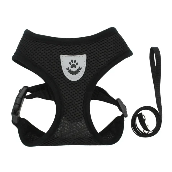 S1ad4b774a0fa44b98e20e43f9ae3875aG.webp BreezeFit™ Summer Pet Harness & Leash Set