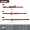 LuxTag™ Leather AirTag Pet Collar