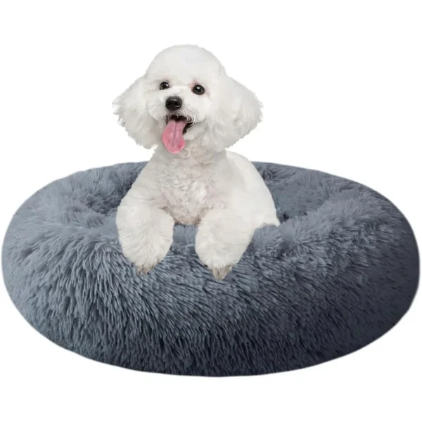 CozyNest™ Plush Round Pet Bed – 50cm
