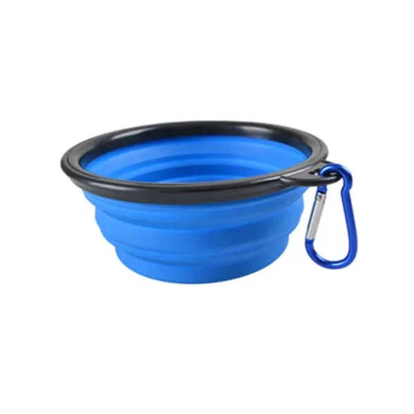 Portable Pet Food Bowl  Durable TPR Bowl  Cat and Dog Food Pet Silicone Collapsible Bowl Portable Travel Outdoor Water Food Bowl