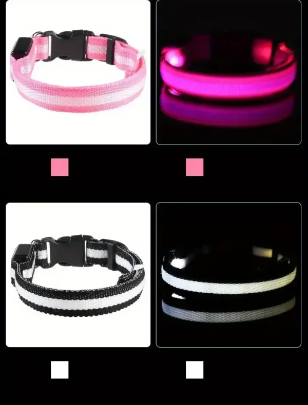 S5822b8071d6f440cb33c274a9ebb54c6y.webp GlowPaw™ LED Safety Collar & Leash