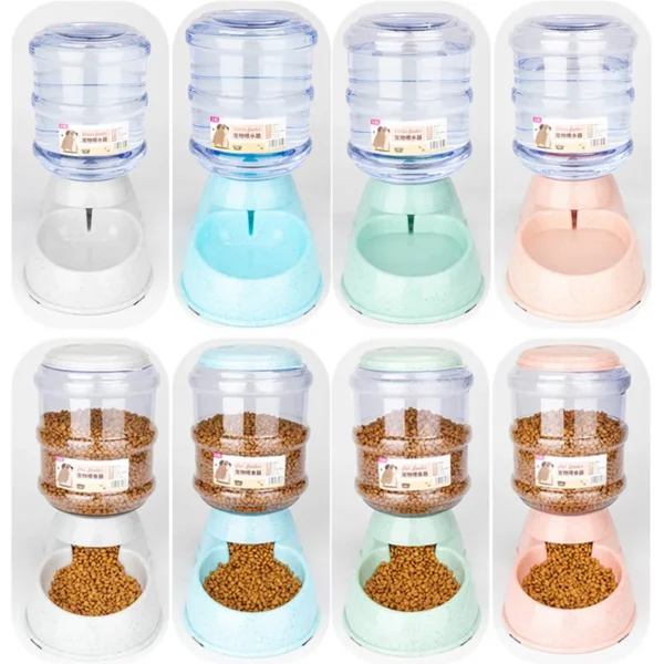 TwinServe™ Large Capacity Pet Feeder & Water Bowl