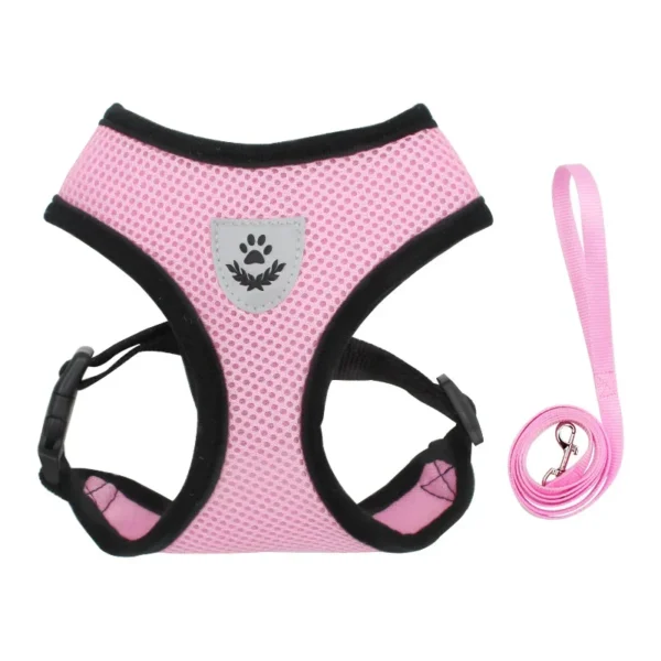 S68c8da300b4b45e9a6cae40256529412B.webp BreezeFit™ Summer Pet Harness & Leash Set