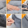 S70a3e149cc884170b5d0303015f3b646U.webp CloudNest™ Washable Non-Slip Dog Bed
