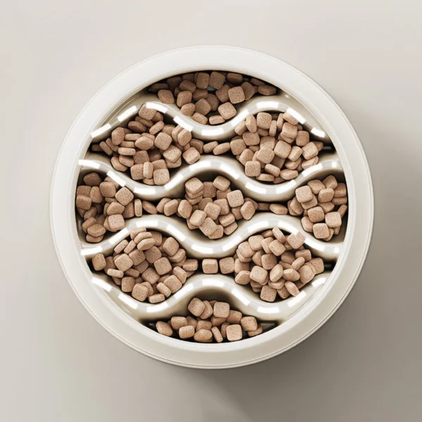 S74e6b49f33f14d77a309bac0a9dca4e1Y.webp SlowSip™ Wavy Slow Feeder Bowl