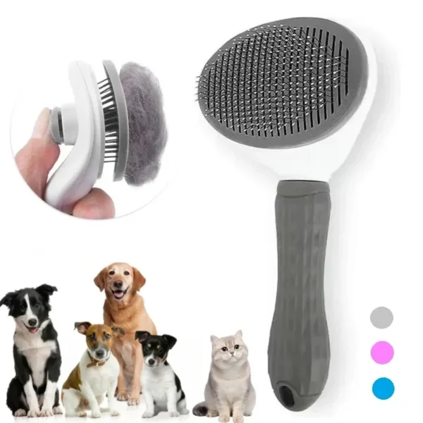 S795471ee870e4949a0244b9b0987c1fea.webp Self-Cleaning Pet Hair Remover Brush: