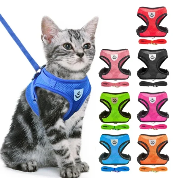 S796fb4ef3c604625b2a885111dd7569aR.webp ComfortMesh™ Pet Harness & Leash Set