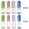 Portable Dog Water Bottle With Food Container Travel 2 in 1 Pet Water Dispenser For Small Large Dogs Cat Labrodor Drinking Bowls