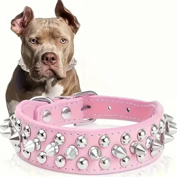Sae467989d0b84c38a9f7b5cdbc3b7c77I-4.webp RivetGuard™ PU Leather Dog Collar