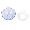 With Stand Base Pet Food and Water Bowls For Cats Dogs Feeders Feeding Products Transparent Cat Bowl Non-slip