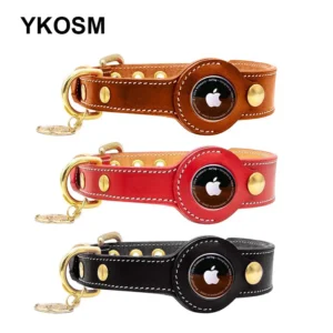 LuxTag™ Leather AirTag Pet Collar