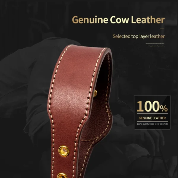 LuxTag™ Leather AirTag Pet Collar