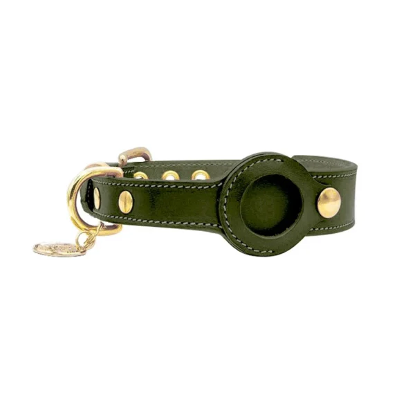 LuxTag™ Leather AirTag Pet Collar