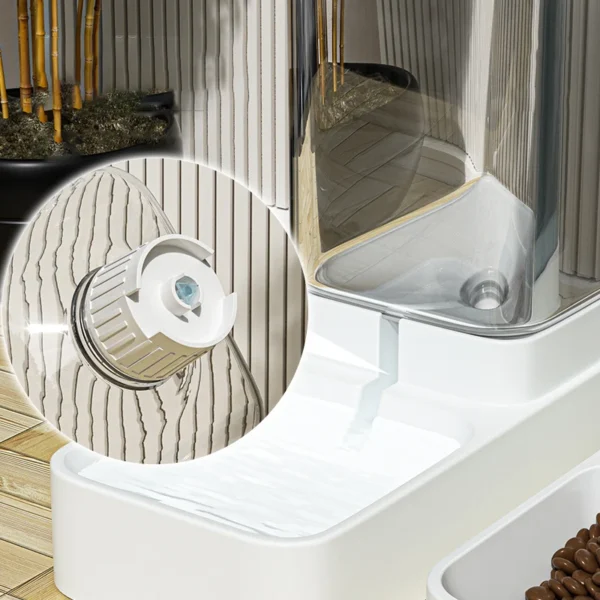 Sd8ba46e1f5a745b98bd09feb8fb944adV.webp ClearFlow™ Automatic Pet Feeder & Water Bowl