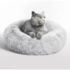 CozyNest™ Plush Round Pet Bed – 50cm