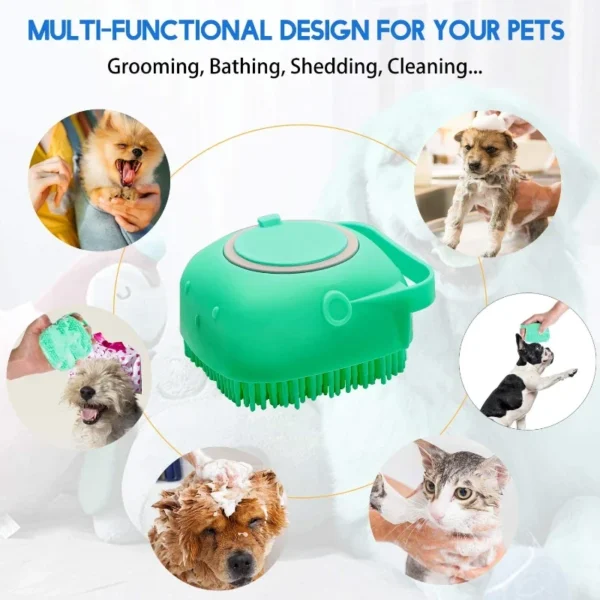 Sf2fdacc4be4848d4879cd84c9433693bA.webp 2-in-1 Pet Shampoo Brush & Massager.