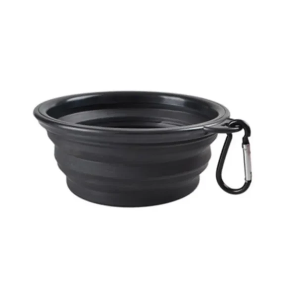 Portable Pet Food Bowl  Durable TPR Bowl  Cat and Dog Food Pet Silicone Collapsible Bowl Portable Travel Outdoor Water Food Bowl