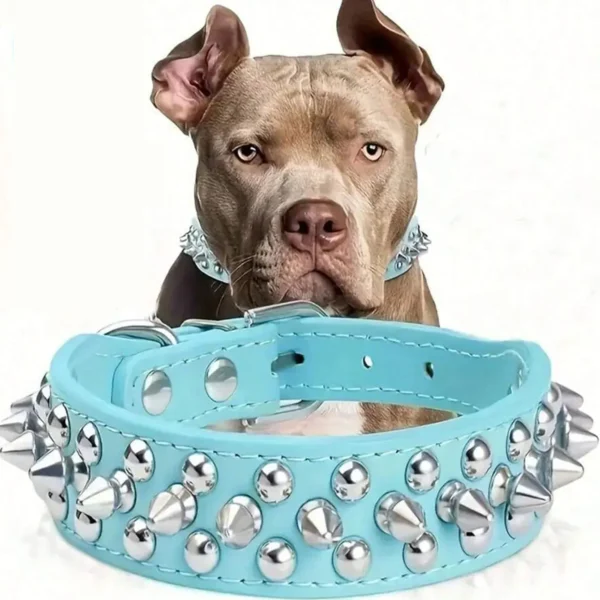 Sfd0cc547fc91468ba5ab94fa3cc7e8a1y-4.webp RivetGuard™ PU Leather Dog Collar