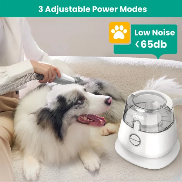 Sfdc19cab28bd42e8a0ac8a5be0e27e8d0.webp đâ𦺠ProGroom⢠Vacuum Grooming Kit â 5-in-1 Pet Hair Solution