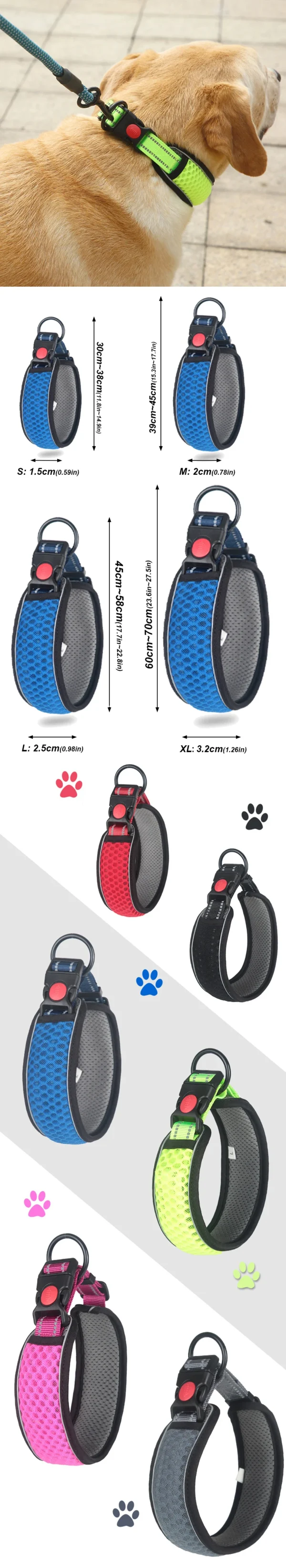 SafeStride™ Reflective Dog Collar