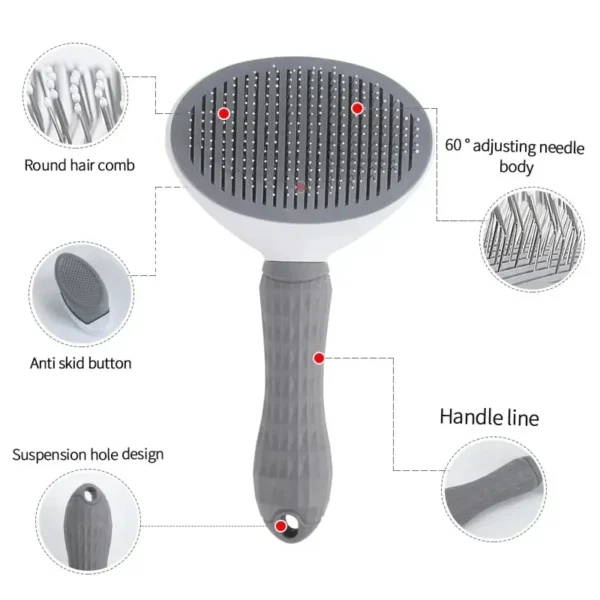 Sff4eab537aeb48799f06226428377ceeV.webp Self-Cleaning Pet Hair Remover Brush: